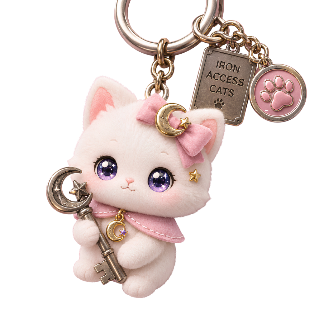 Pink Luna Keyring Digital Pack
